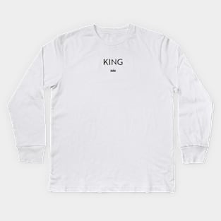 King | Emperor | Royal Style Kids Long Sleeve T-Shirt